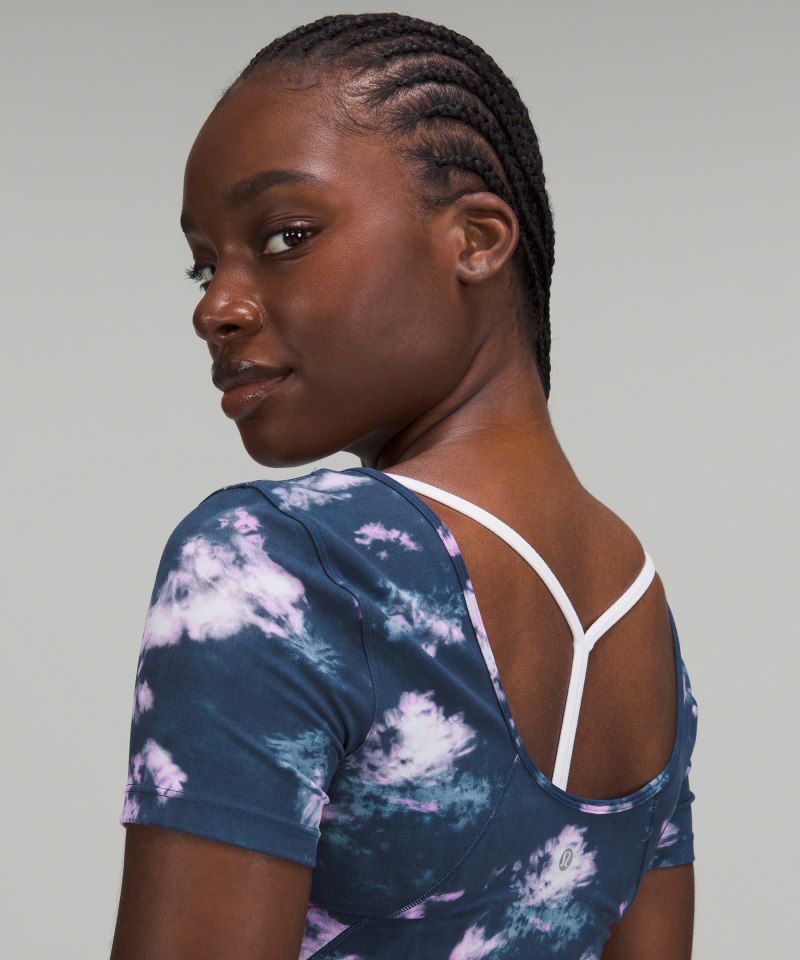 Lululemon lululemon Align™ T-Shirt Circulate Tie Dye Mineral Blue Multi Online Outlet Sale