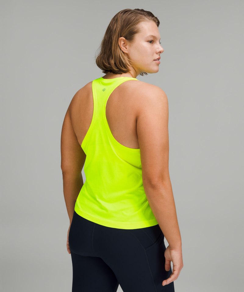 Lululemon Swiftly Tech High-Neck Tank Top 2.0 *Race Length Highlight Yellow / Highlight Yellow Online Outlet Sale
