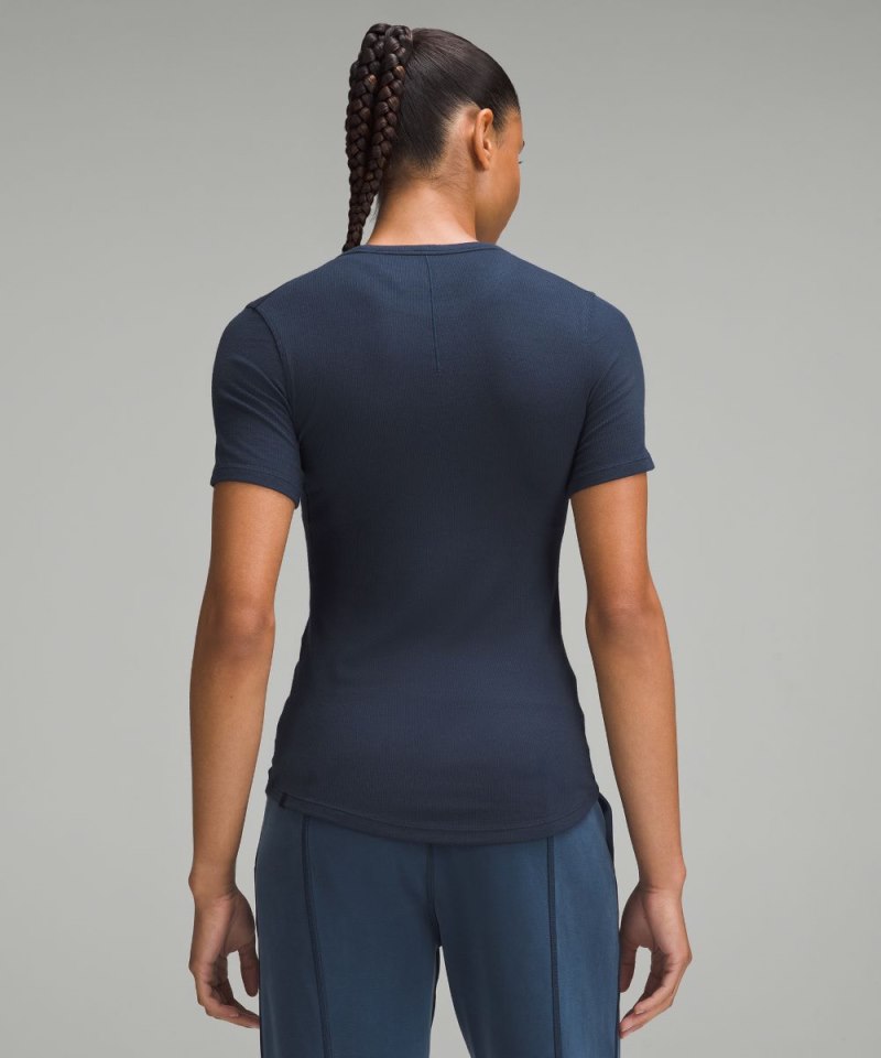 Lululemon Hold Tight Short-Sleeve Shirt True Navy Online Outlet Sale