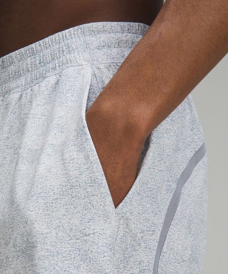 Lululemon Pace Breaker Lined Short 9" Infuse Texture Alpine White Multi Online Outlet Sale