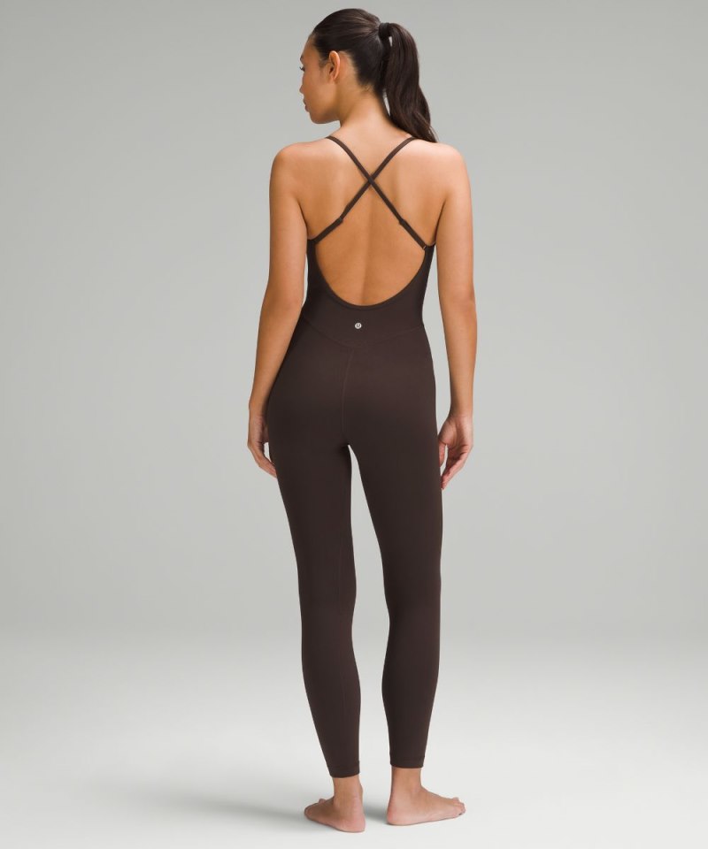 Lululemon lululemon Align™ Cross-Back Bodysuit 25" Espresso (not available) Online Outlet Sale