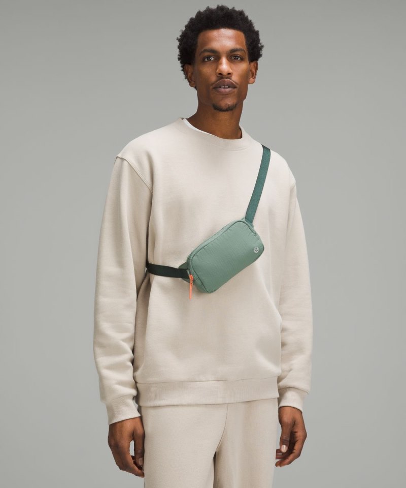 Lululemon Everywhere Belt Bag Mini *Ripstop Grey Eucalyptus / Legacy Green / Coral Kiss Online Outlet Sale
