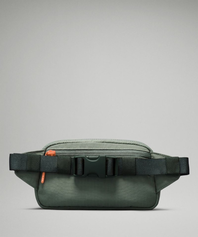 Lululemon Everywhere Belt Bag Mini *Ripstop Grey Eucalyptus / Legacy Green / Coral Kiss Online Outlet Sale