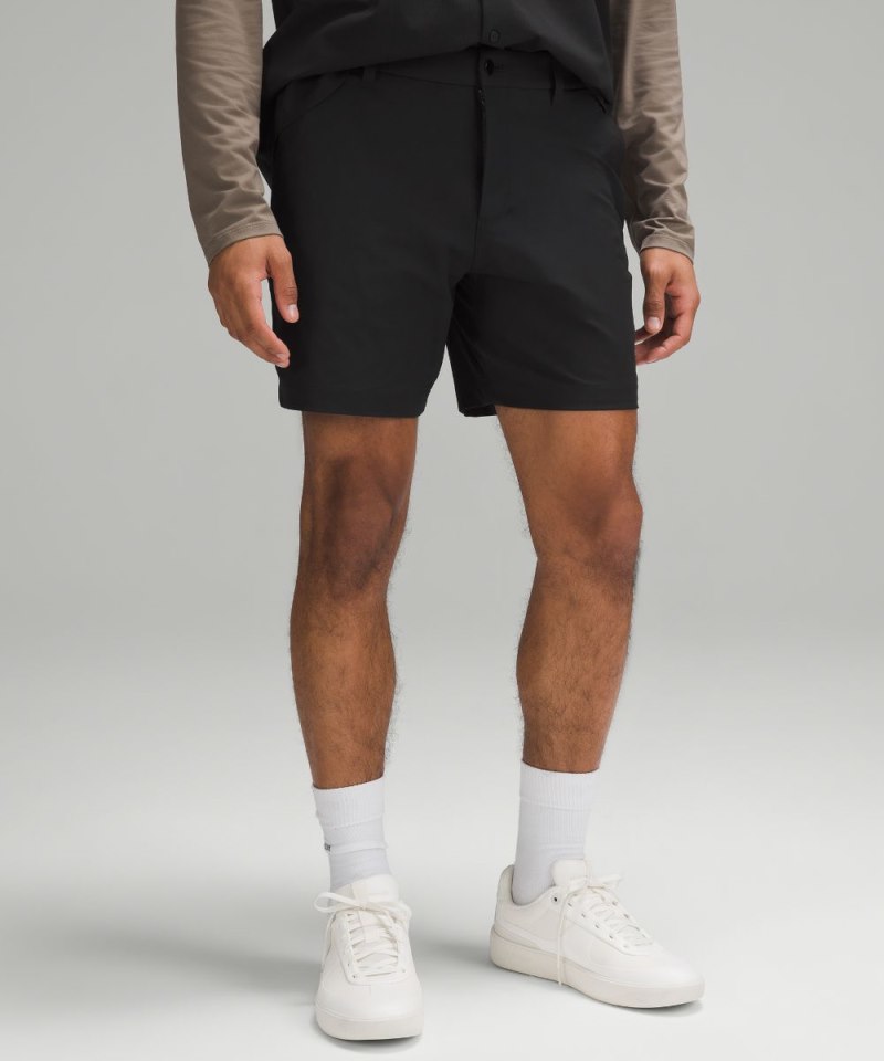 Lululemon ABC Classic-Fit Short 7" *Warpstreme Black Online Outlet Sale