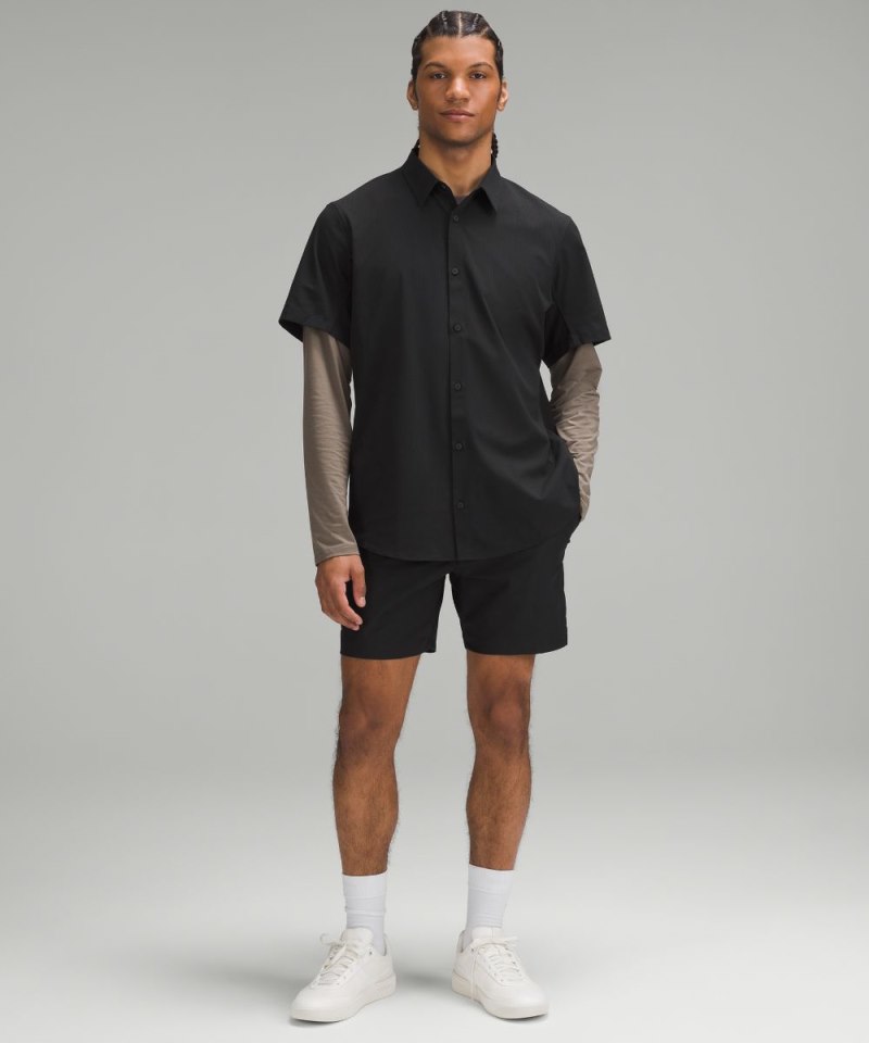 Lululemon ABC Classic-Fit Short 7" *Warpstreme Black Online Outlet Sale