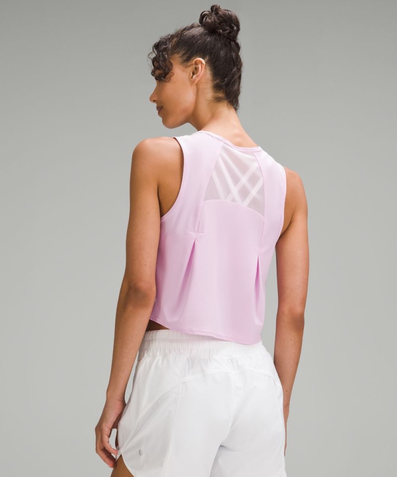 Lululemon Sculpt Cropped Tank Top Vitapink Online Outlet Sale