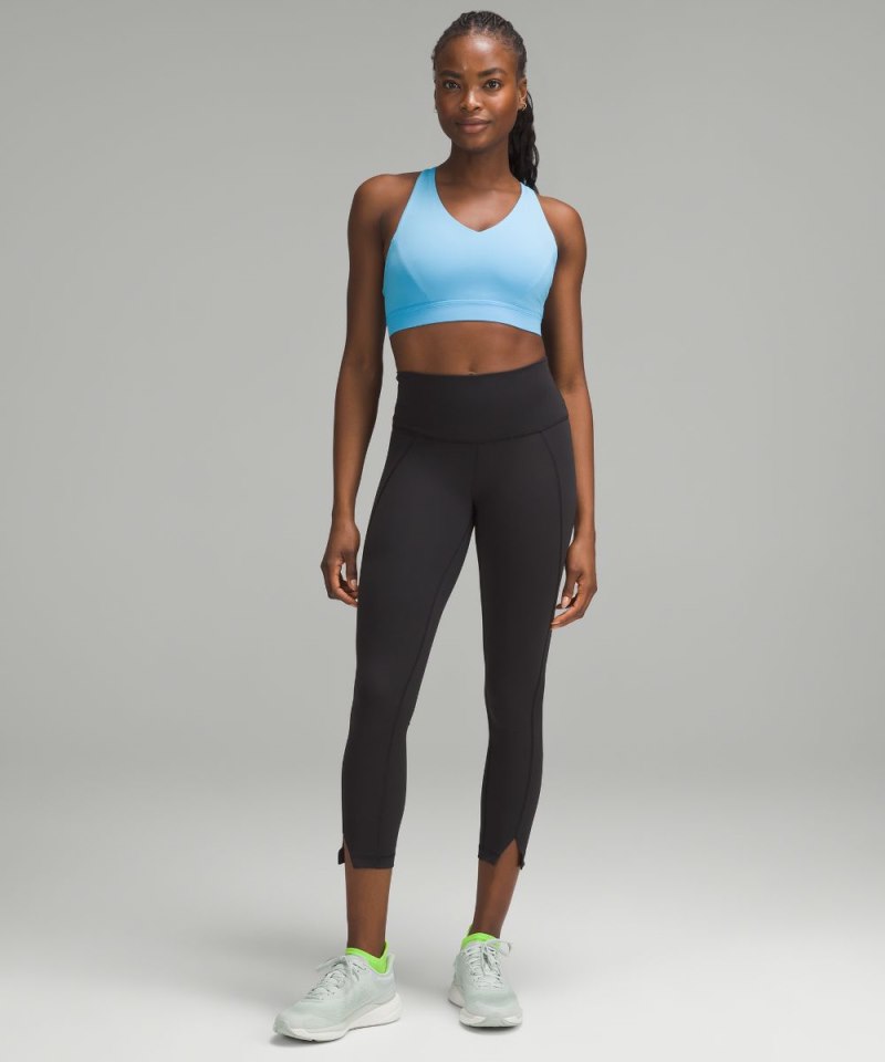Lululemon Envital Bra *Medium Support, D / DD Cup Kayak Blue Light Online Outlet Sale
