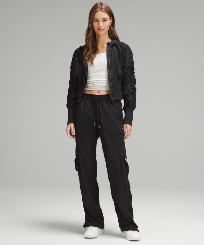 Lululemon Dance Studio Relaxed-Fit Mid-Rise Cargo Pant Black Online Outlet Sale