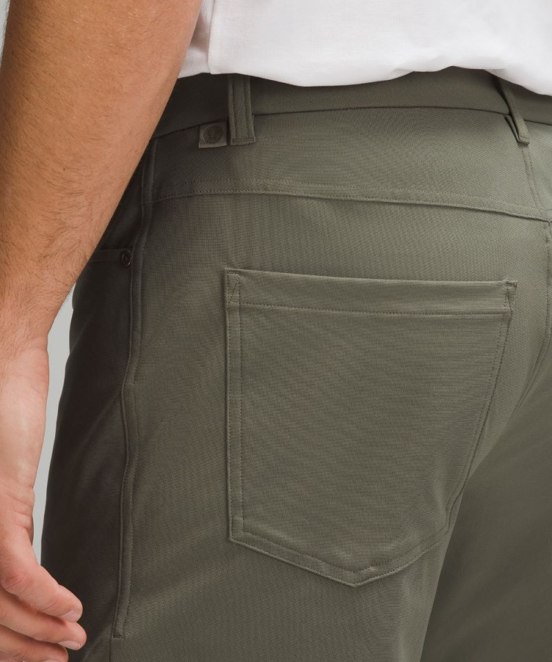 Lululemon ABC Classic-Fit 5 Pocket Pant 37"L *Warpstreme Army Green Online Outlet Sale
