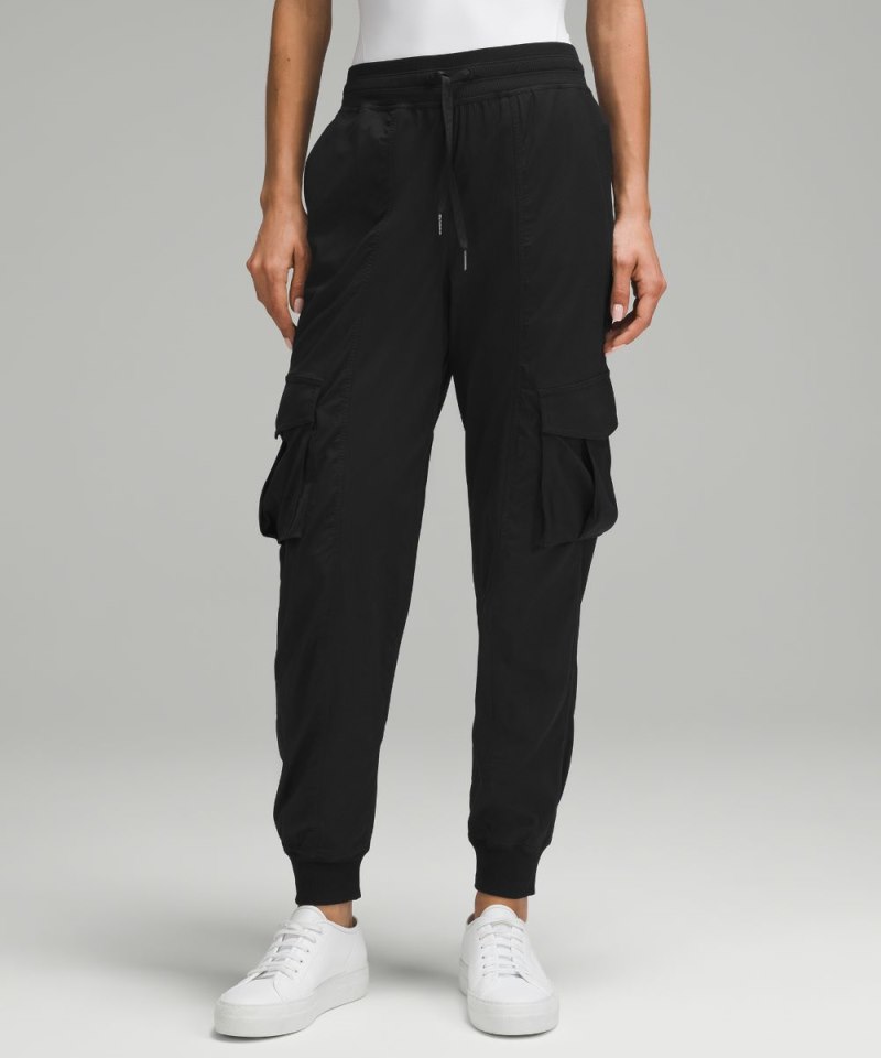 Lululemon Dance Studio Relaxed-Fit Mid-Rise Cargo Jogger Black Online Outlet Sale