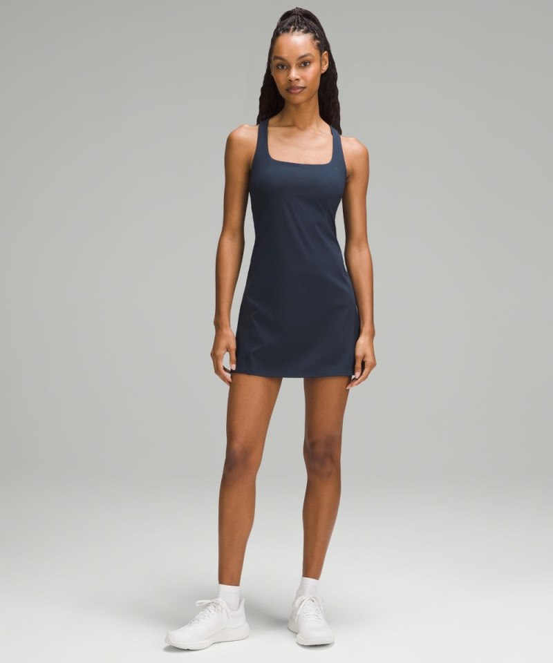 Lululemon Lightweight Linerless Tennis Dress True Navy Online Outlet Sale