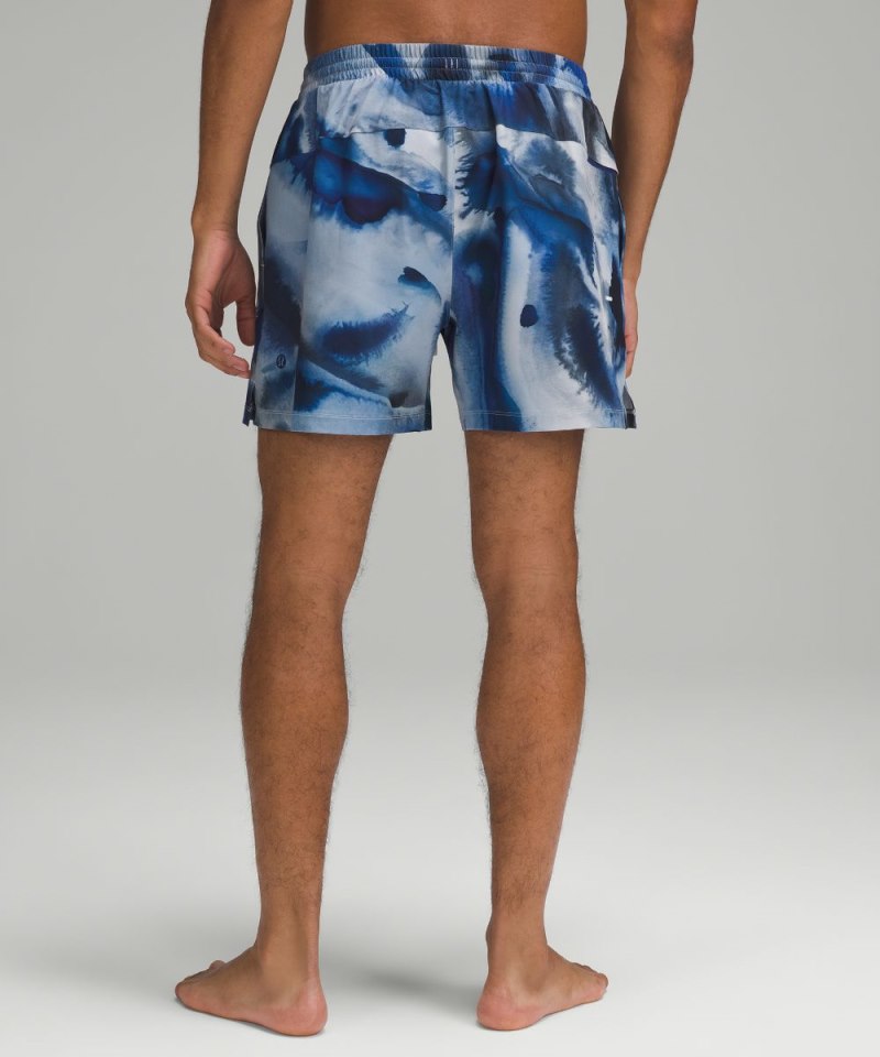Lululemon Pool Short 5" *Lined Ink Islands True Navy Multi Online Outlet Sale