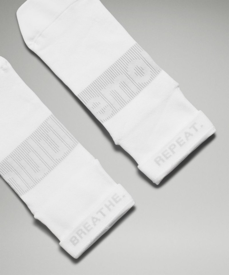 Lululemon Men's Power Stride Ankle Socks *3 Pack White / Heather Grey / Black Online Outlet Sale