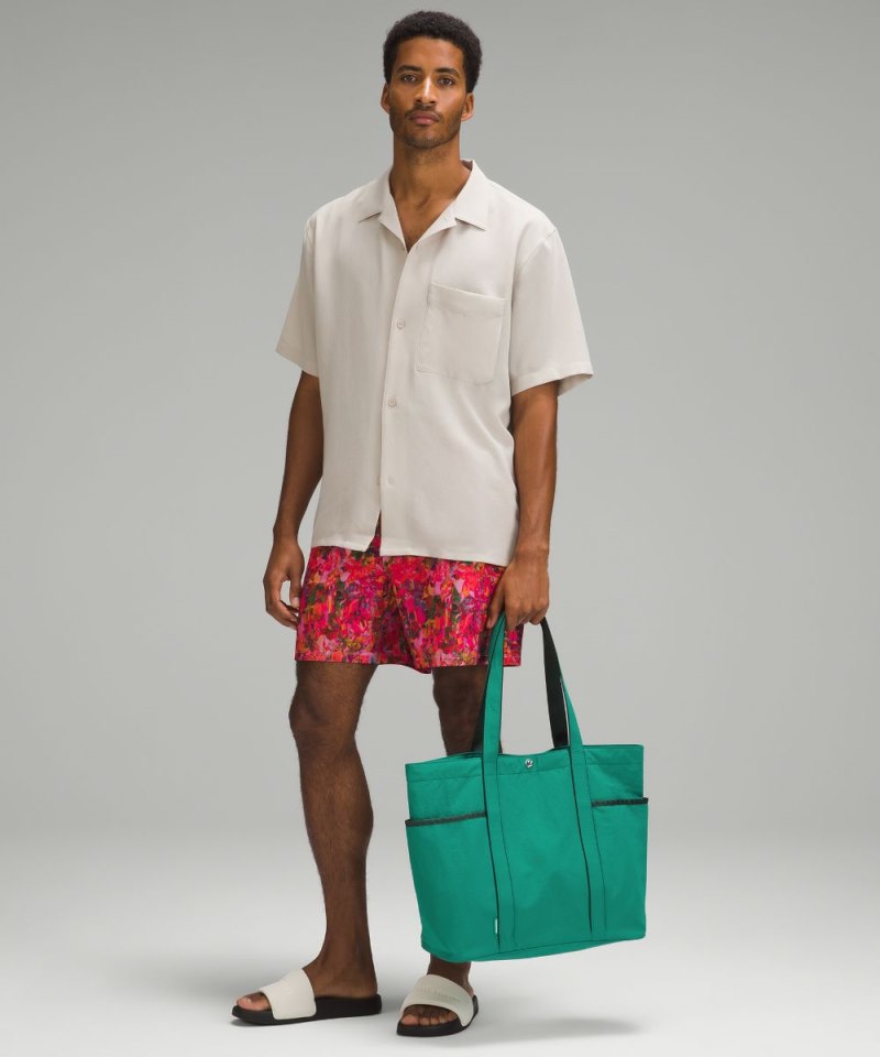 Lululemon Daily Multi-Pocket Tote Bag 20L Cascadia Green / Legacy Green Online Outlet Sale