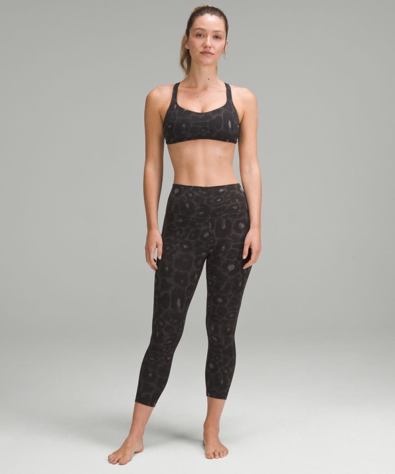 Lululemon lululemon Align™ High-Rise Crop 23" Spray Leopard Black Multi (not available) Online Outlet Sale