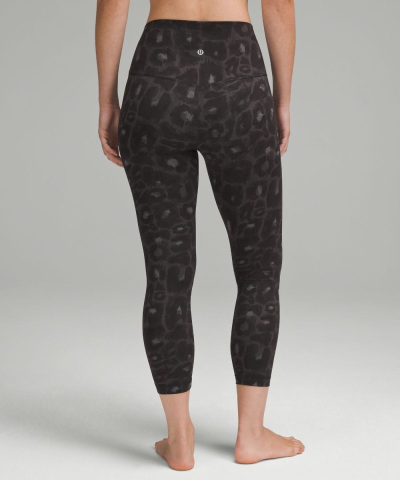 Lululemon lululemon Align™ High-Rise Crop 23" Spray Leopard Black Multi (not available) Online Outlet Sale