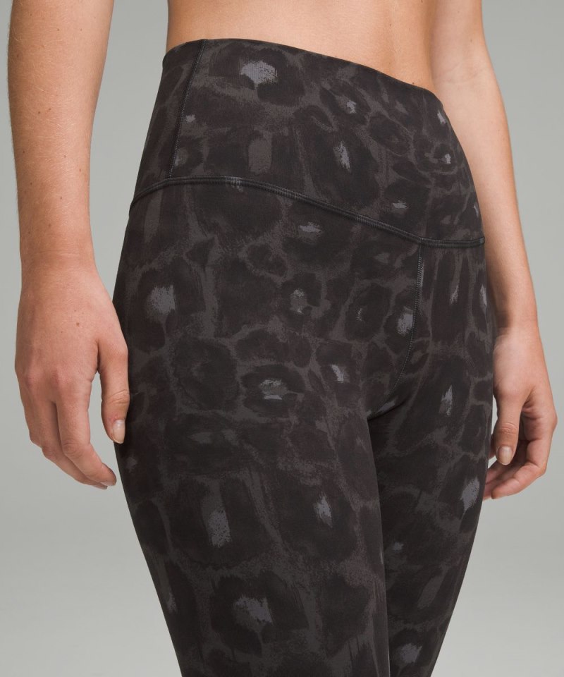 Lululemon lululemon Align™ High-Rise Crop 23" Spray Leopard Black Multi (not available) Online Outlet Sale