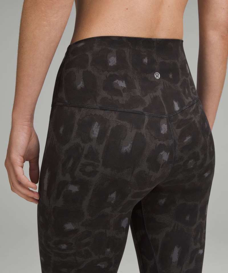 Lululemon lululemon Align™ High-Rise Crop 23" Spray Leopard Black Multi (not available) Online Outlet Sale