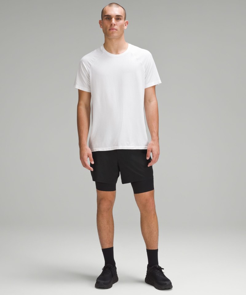 Lululemon SenseKnit Running Short 10" Black Online Outlet Sale