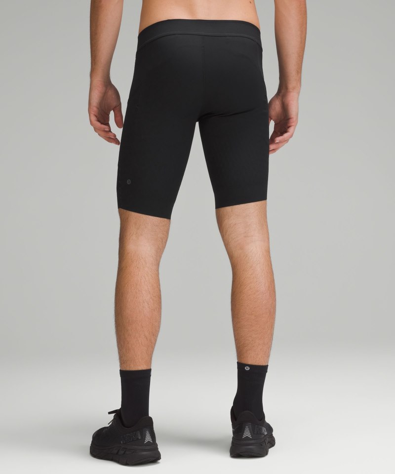 Lululemon SenseKnit Running Short 10" Black Online Outlet Sale