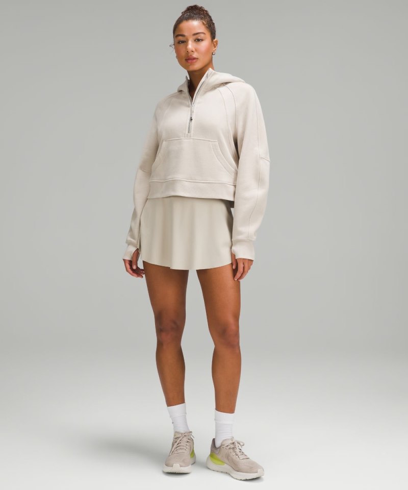 Lululemon Scuba Oversized Half-Zip Hoodie Mojave Tan Online Outlet Sale