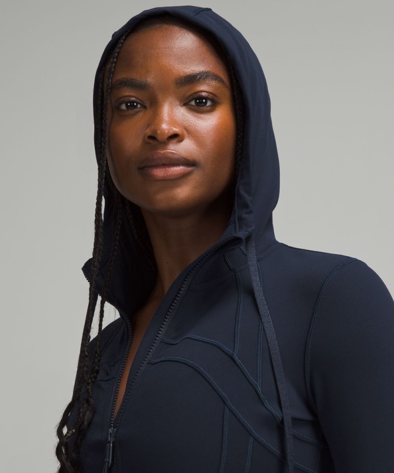 Lululemon Define Hooded Jacket *Nulu True Navy Online Outlet Sale