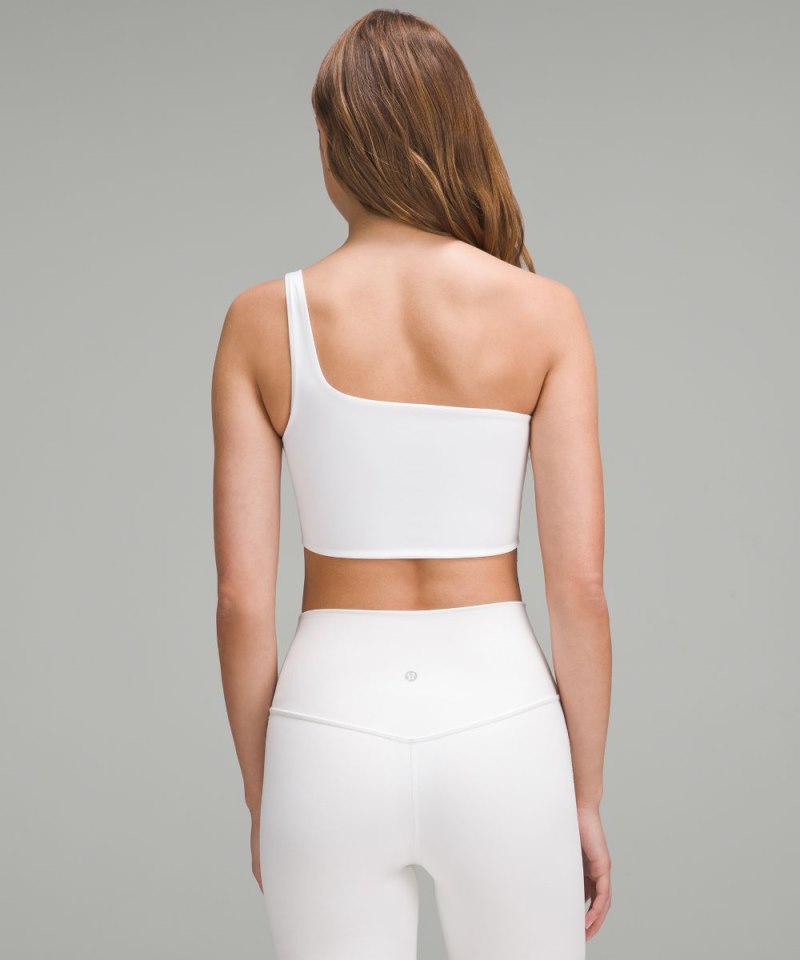 Lululemon Bend This One-Shoulder Bra *Light Support, A-C Cups White Online Outlet Sale
