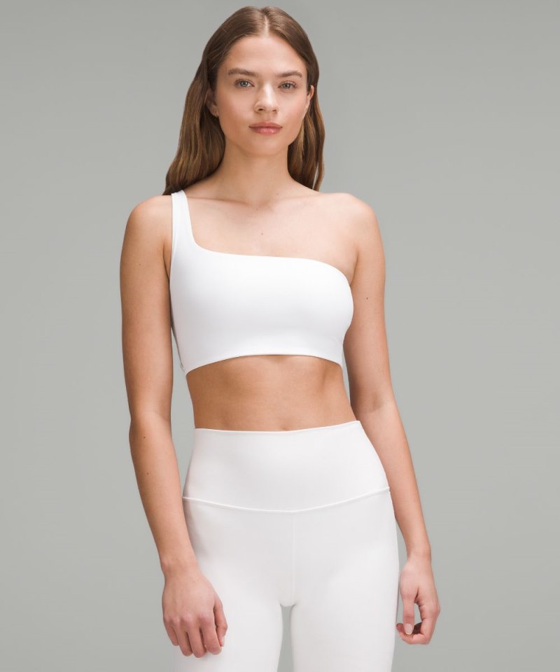 Lululemon Bend This One-Shoulder Bra *Light Support, A-C Cups White Online Outlet Sale