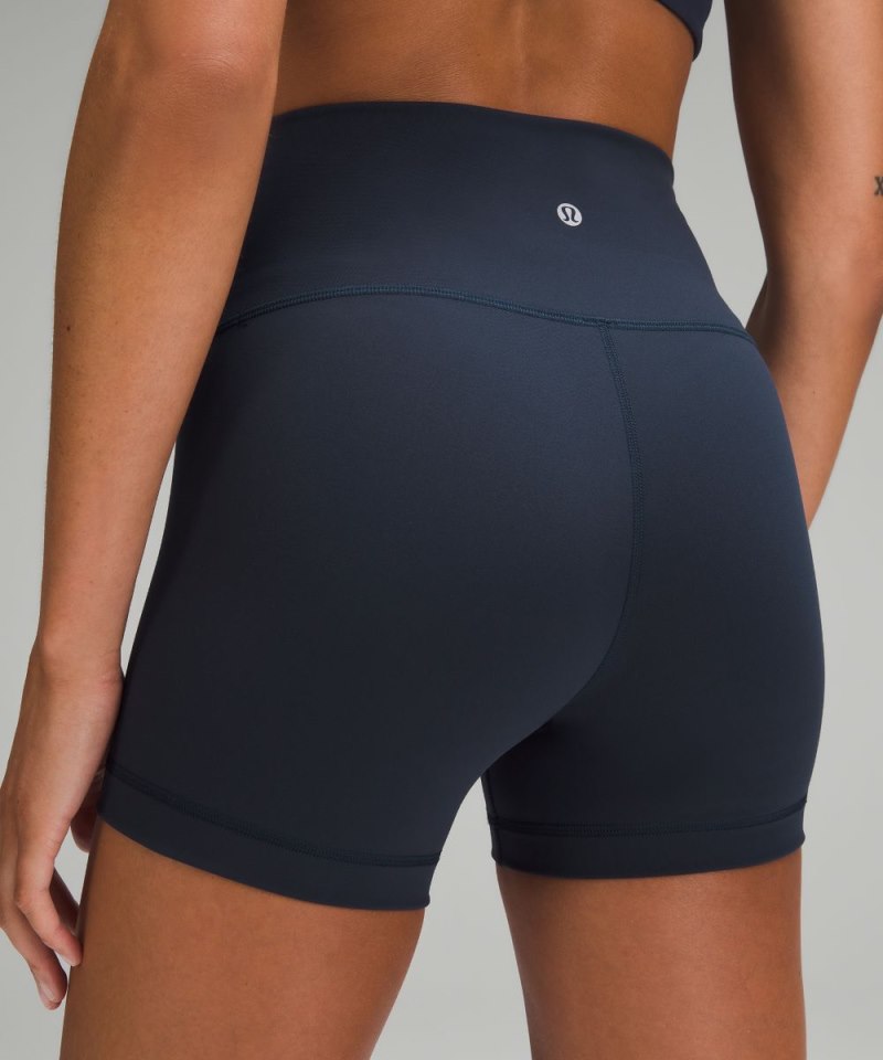Lululemon Wunder Train High-Rise Short 4" True Navy Online Outlet Sale