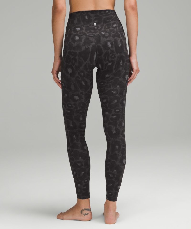 Lululemon lululemon Align™ High-Rise Pant 28" Spray Leopard Black Multi (not available) Online Outlet Sale