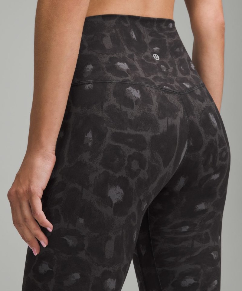 Lululemon lululemon Align™ High-Rise Pant 28" Spray Leopard Black Multi (not available) Online Outlet Sale