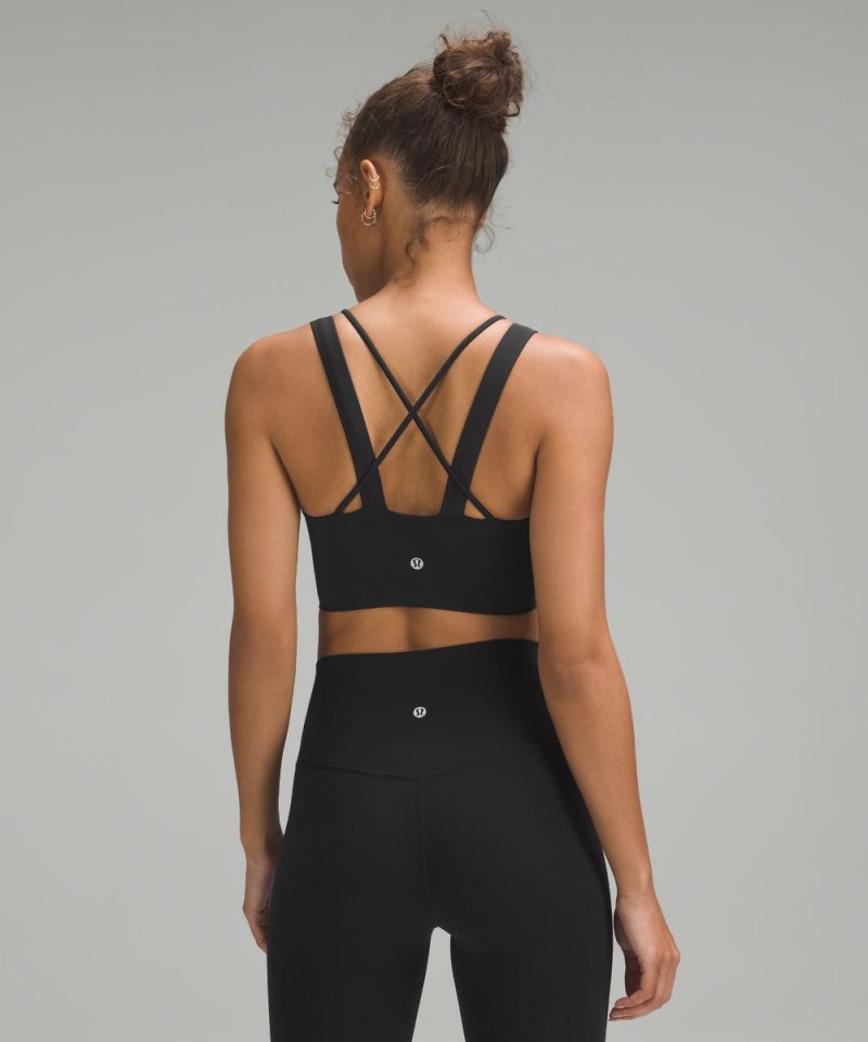 Lululemon Like a Cloud Longline Bra *Light Support, D / DD Cup Black Online Outlet Sale
