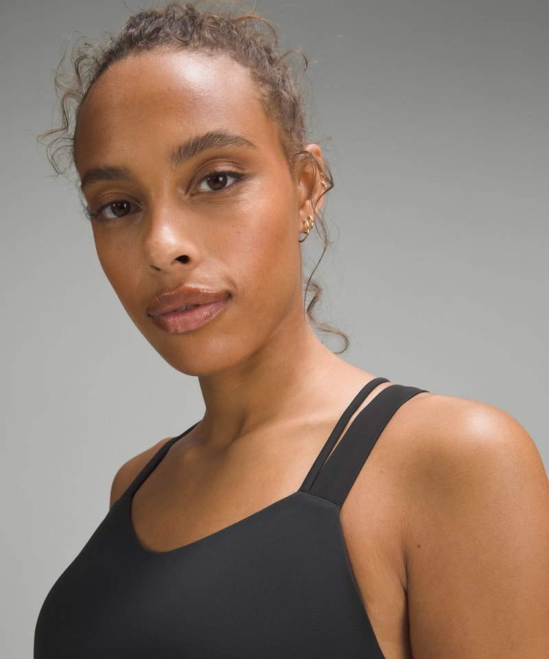 Lululemon Like a Cloud Longline Bra *Light Support, D / DD Cup Black Online Outlet Sale