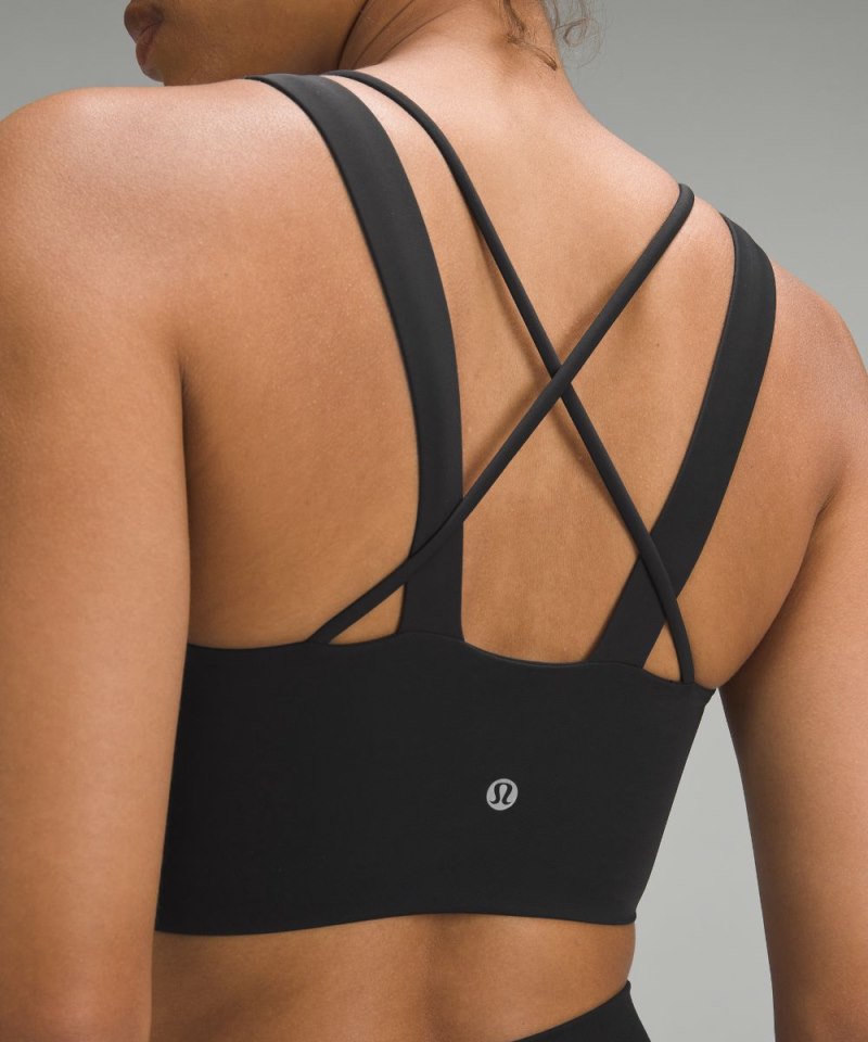 Lululemon Like a Cloud Longline Bra *Light Support, D / DD Cup Black Online Outlet Sale