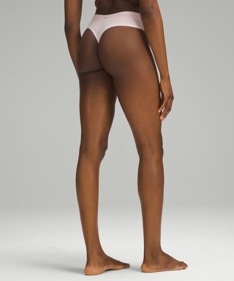 Lululemon UnderEase High-Rise Thong Underwear *3 Pack Silver Drop / Strawberry Milkshake / Black Online Outlet Sale