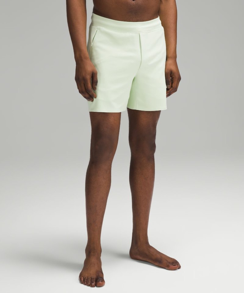Lululemon Balancer Short 6" Heathered Kohlrabi Green Online Outlet Sale