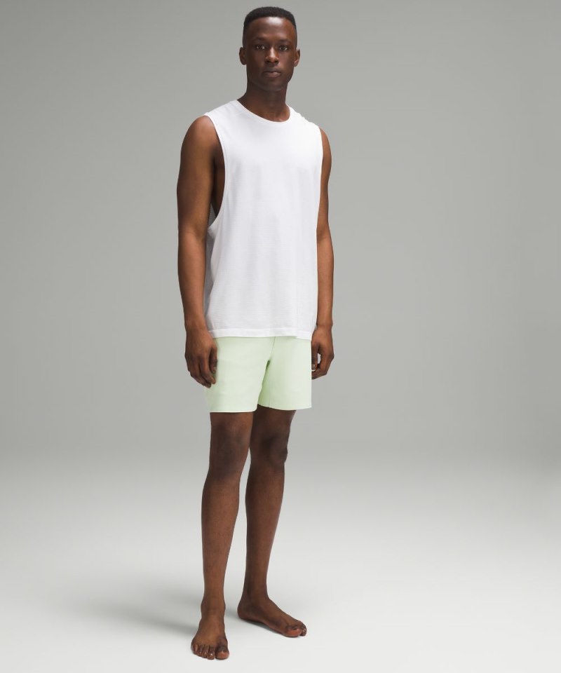 Lululemon Balancer Short 6" Heathered Kohlrabi Green Online Outlet Sale