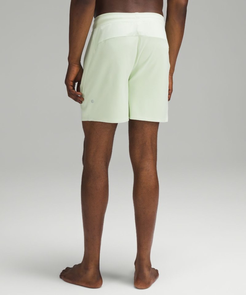 Lululemon Balancer Short 6" Heathered Kohlrabi Green Online Outlet Sale