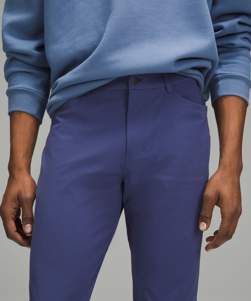 Lululemon ABC Classic-Fit 5 Pocket Pant 28" *Warpstreme Gatsby Blue Online Outlet Sale
