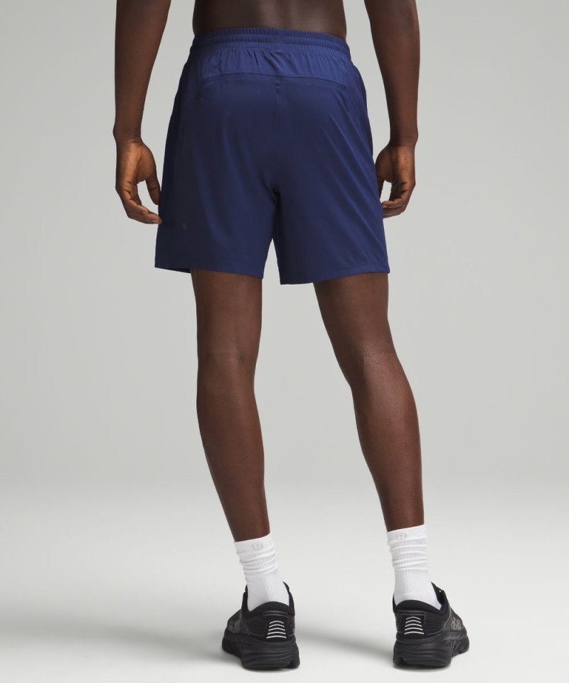 Lululemon Pace Breaker Linerless Short 7" Night Sea Online Outlet Sale