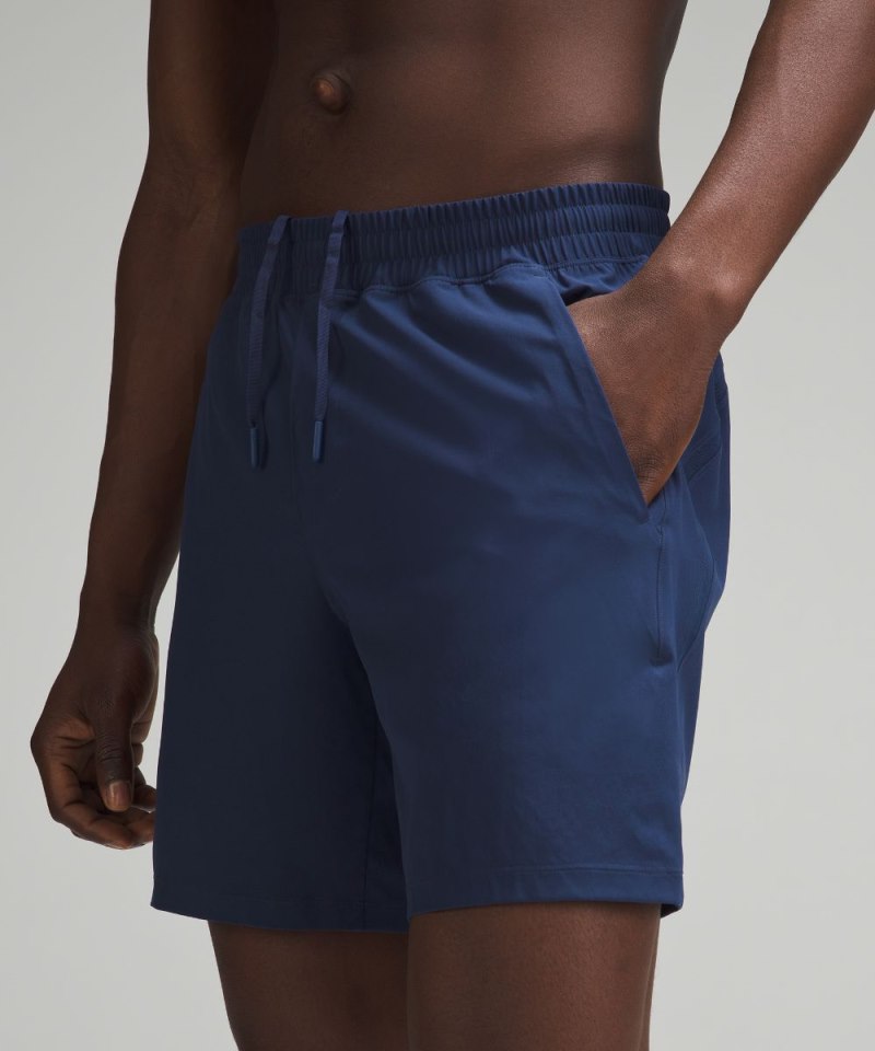Lululemon Pace Breaker Linerless Short 7" Night Sea Online Outlet Sale
