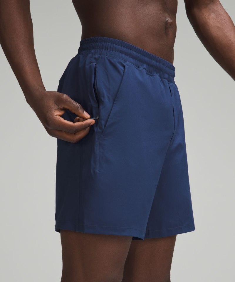 Lululemon Pace Breaker Linerless Short 7" Night Sea Online Outlet Sale