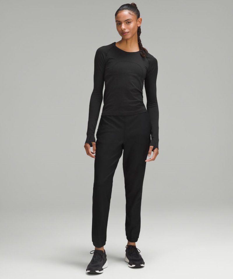 Lululemon Adapted State High-Rise Fleece Jogger *Full Length Black Online Outlet Sale