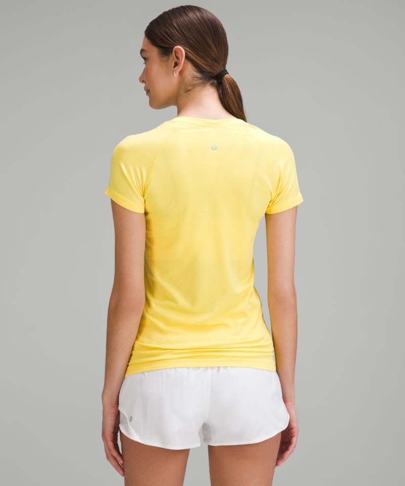 Lululemon Swiftly Tech Short-Sleeve Shirt 2.0 Beaming Yellow / Beaming Yellow Online Outlet Sale