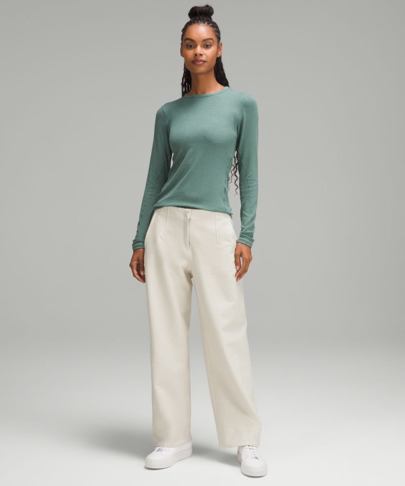 Lululemon Utilitech Relaxed Mid-Rise Trouser 7 / 8 Length Bone Online Outlet Sale