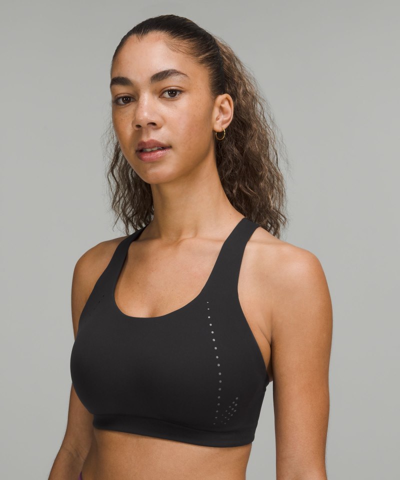 Lululemon AirSupport Bra *High Support, C–DDD Cups Online Only Black / Asphalt Grey Online Outlet Sale
