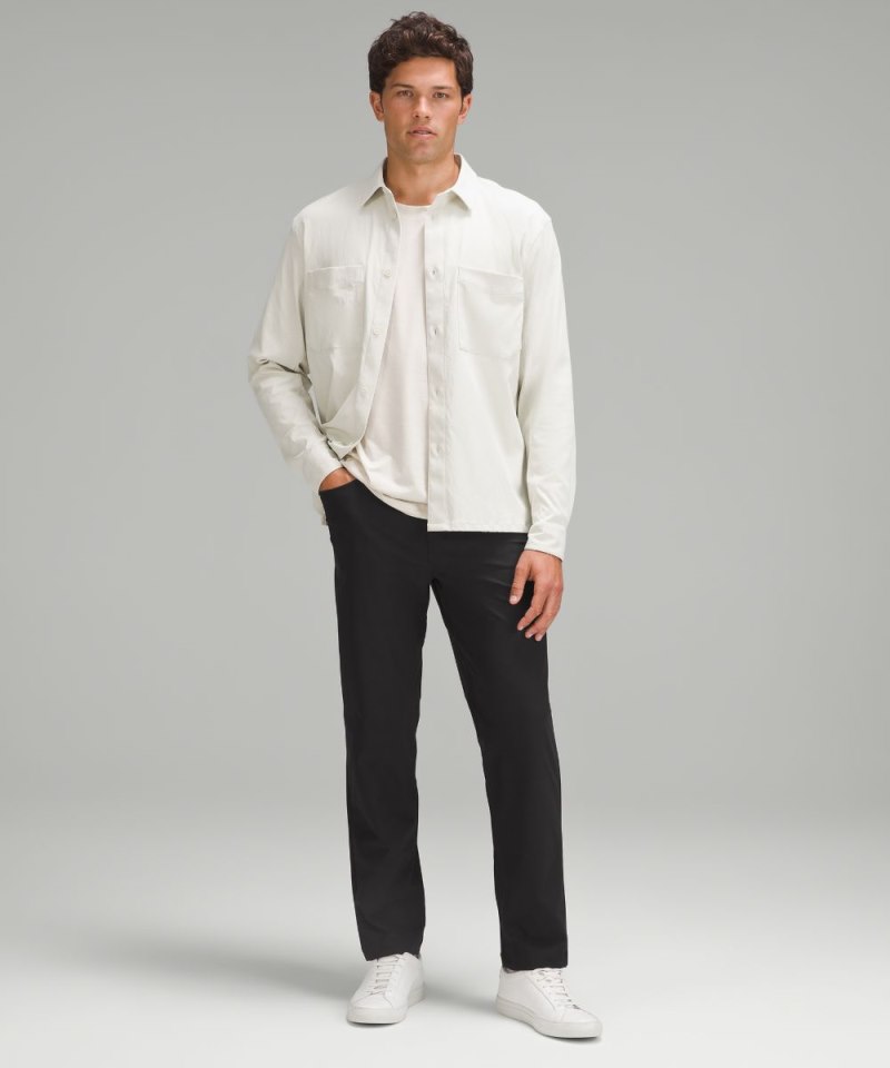 Lululemon ABC Relaxed-Fit 5 Pocket Pant 34"L *Warpstreme Black Online Outlet Sale
