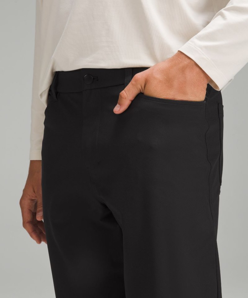 Lululemon ABC Relaxed-Fit 5 Pocket Pant 34"L *Warpstreme Black Online Outlet Sale