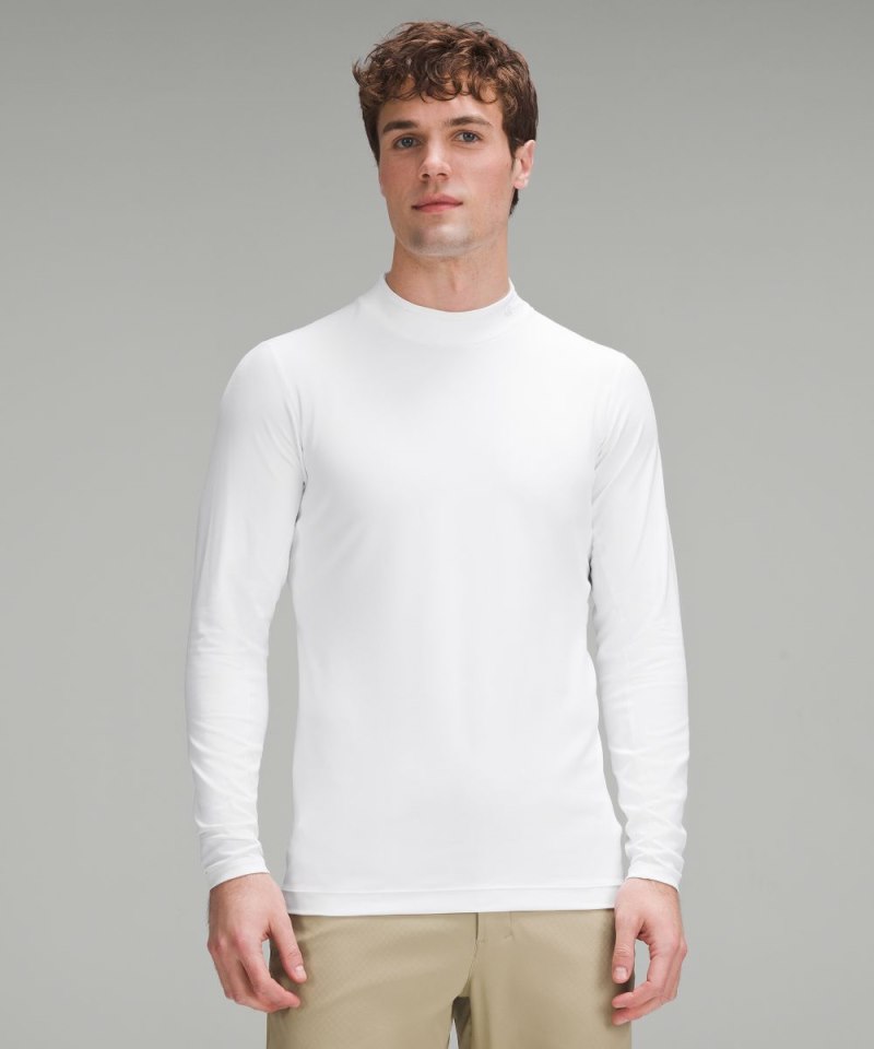 Lululemon Mockneck Golf Long-Sleeve Baselayer White Online Outlet Sale
