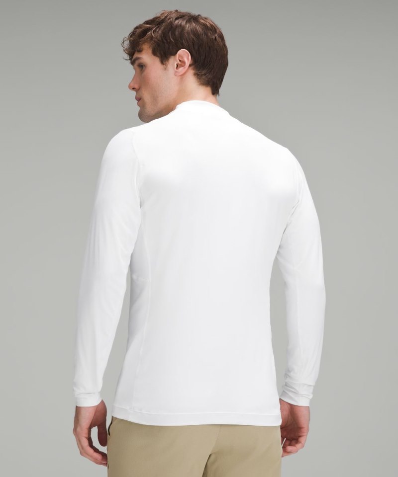 Lululemon Mockneck Golf Long-Sleeve Baselayer White Online Outlet Sale